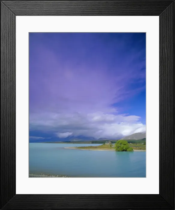 Framed Print : Storm approaching over Two Thumb Range