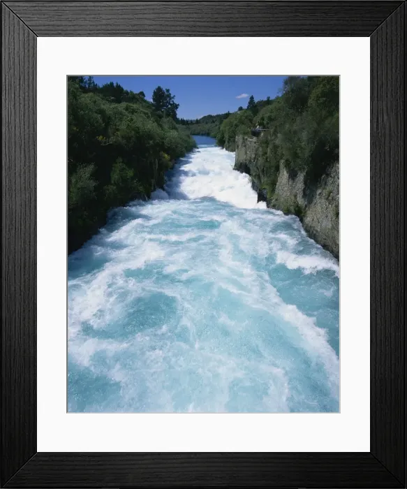 Framed Print : Hukanui, the Huka Falls on the Waikato River Framed Print : Hukanui, the Huka Falls on the Waikato River