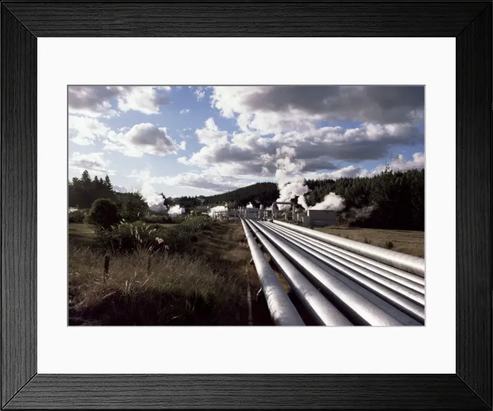 Framed Print : Wairekei Geothermal Power Station Framed Print : Wairekei Geothermal Power Station
