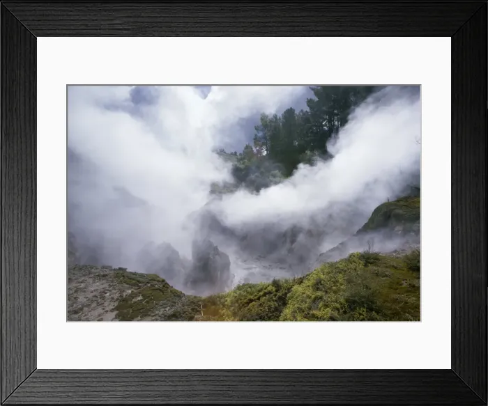Framed Print : Thermal activity Framed Print : Thermal activity