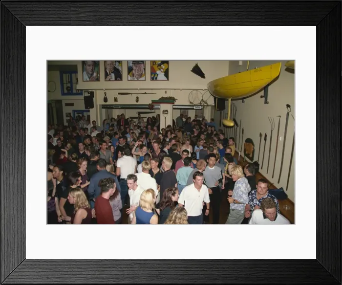 Framed Print : People enjoying themselves at Loaded Hogg Cafe Framed Print : People enjoying themselves at Loaded Hogg Cafe