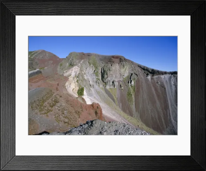 Framed Print : Colourful volcanic rock Framed Print : Colourful volcanic rock