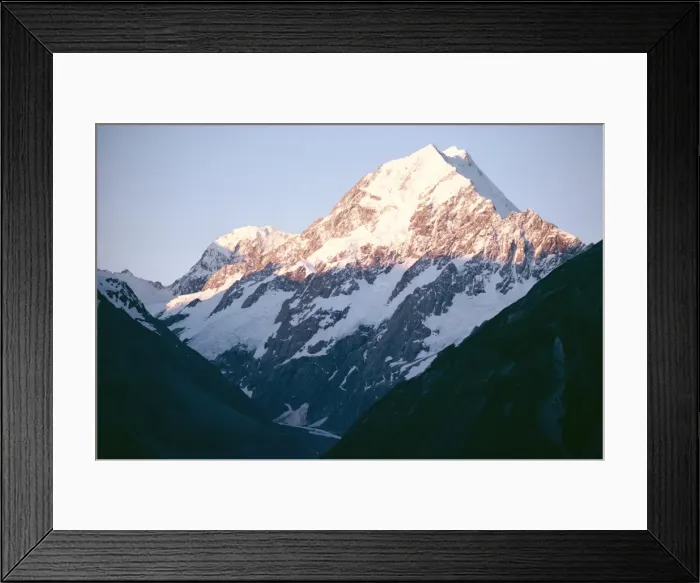 Framed Print : Mount Cook in the setting sun Framed Print : Mount Cook in the setting sun