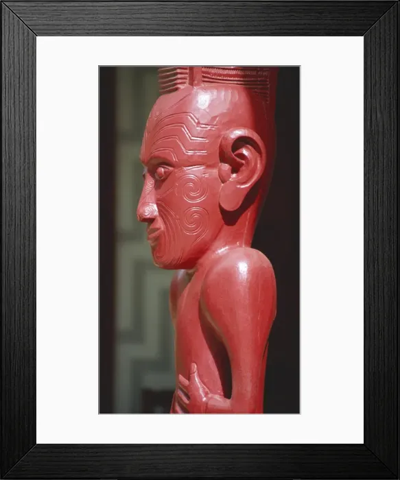 Framed Print : Maori carving Framed Print : Maori carving