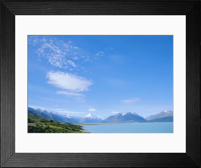 Framed Print : Lake Pukaki and Mt Cook Framed Print : Lake Pukaki and Mt Cook