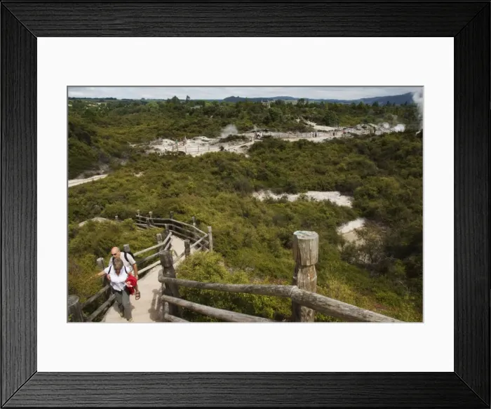 Framed Print : Te Puia Wakarewarewa Geothermal Village Framed Print : Te Puia Wakarewarewa Geothermal Village