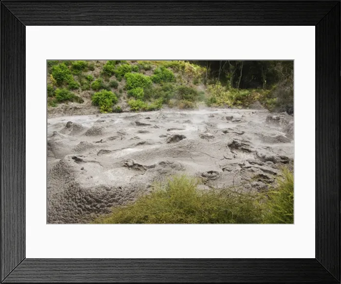 Framed Print : Mud Pool, Te Puia Wakarewarewa Geothermal Village Framed Print : Mud Pool, Te Puia Wakarewarewa Geothermal Village