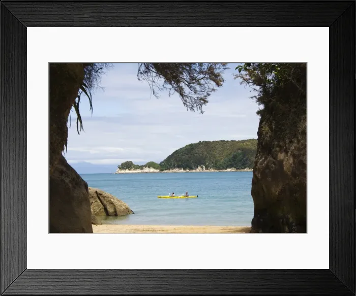 Framed Print : Kayak at Watering Cove Framed Print : Kayak at Watering Cove