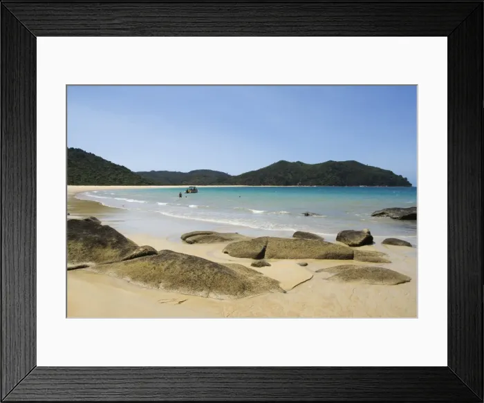 Framed Print : Onetahuti Beach in Abel Tasman National Park Framed Print : Onetahuti Beach in Abel Tasman National Park