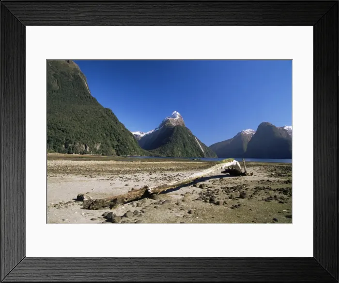 Framed Print : Milford Sound and Mitre Peak Framed Print : Milford Sound and Mitre Peak