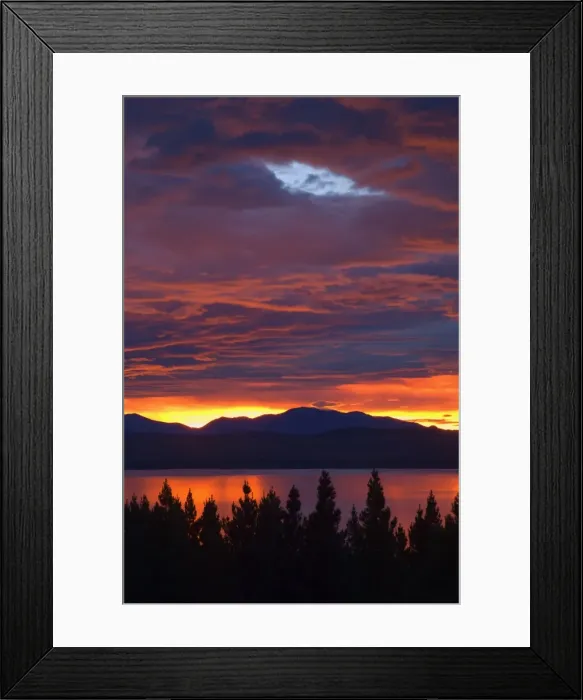 Framed Print : Sunrise, Lake Pukaki Framed Print : Sunrise, Lake Pukaki