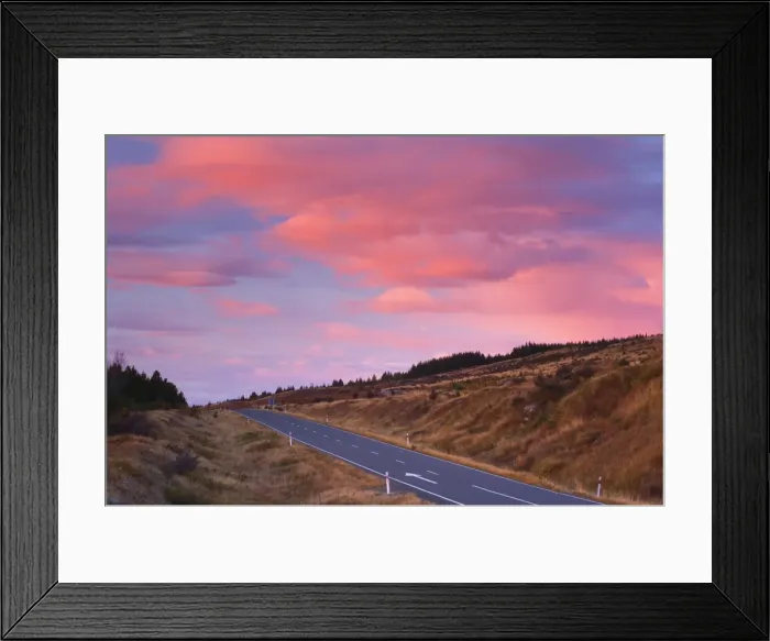 Framed Print : Mount Cook Road Framed Print : Mount Cook Road