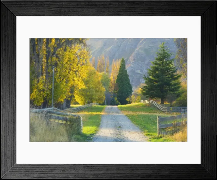 Framed Print : Gravel road Framed Print : Gravel road