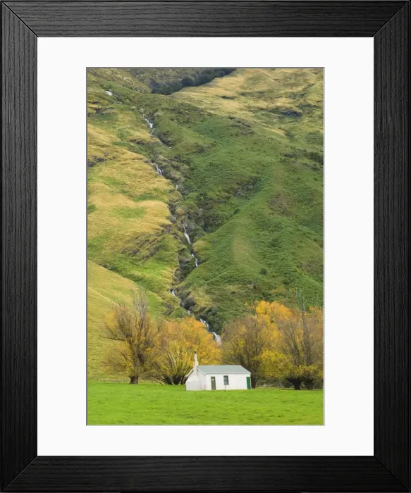 Framed Print : Hut, Matukituki Valley Framed Print : Hut, Matukituki Valley