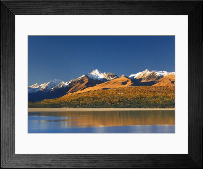 Framed Print : Lake Pukaki and Mount Stevenson Framed Print : Lake Pukaki and Mount Stevenson