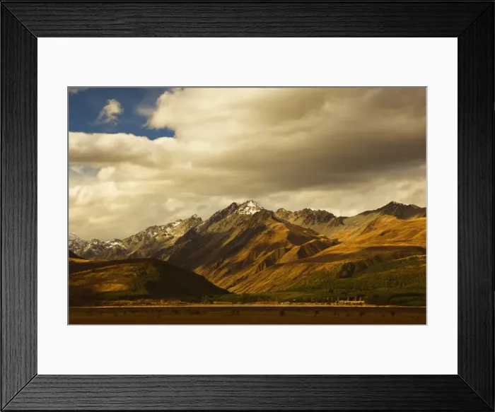 Framed Print : Ben Ohau Range Framed Print : Ben Ohau Range
