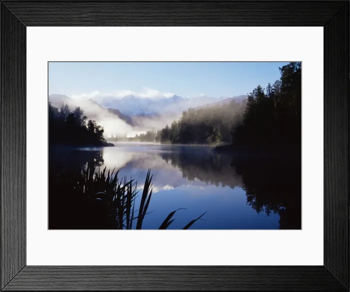 Framed Print : Lake Matheson at dawn Framed Print : Lake Matheson at dawn
