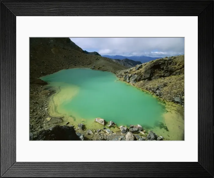 Framed Print : One of the Emerald Lakes Framed Print : One of the Emerald Lakes