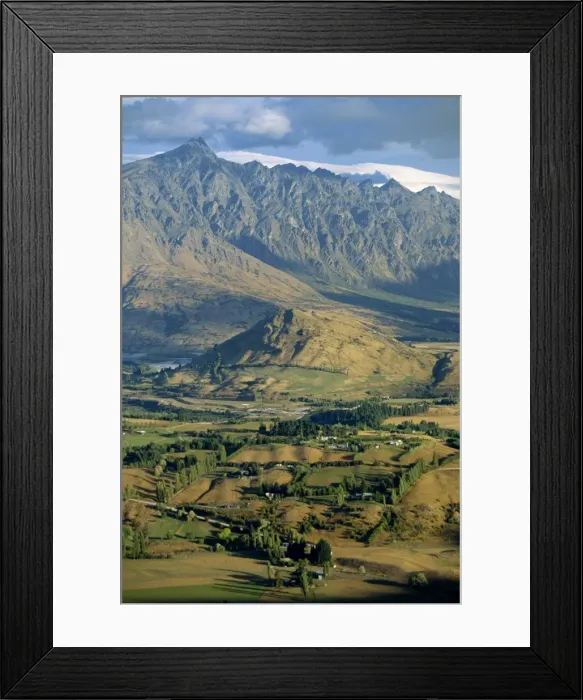 Framed Print : The Shotover Valley and The Remarkables from Coronet Framed Print : The Shotover Valley and The Remarkables from Coronet
