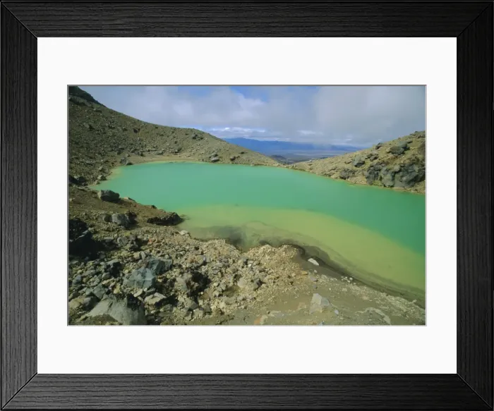 Framed Print : One of the Emerald Lakes Framed Print : One of the Emerald Lakes