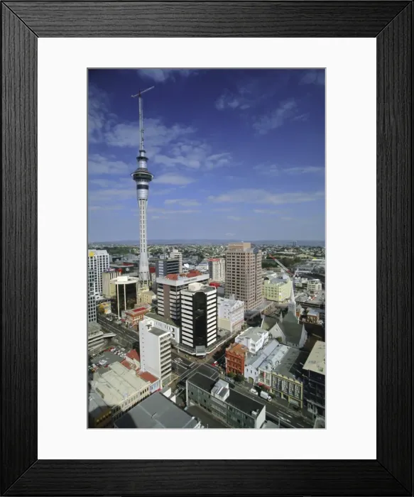 Framed Print : High angle view of Albert Street and Wyndham Street Framed Print : High angle view of Albert Street and Wyndham Street