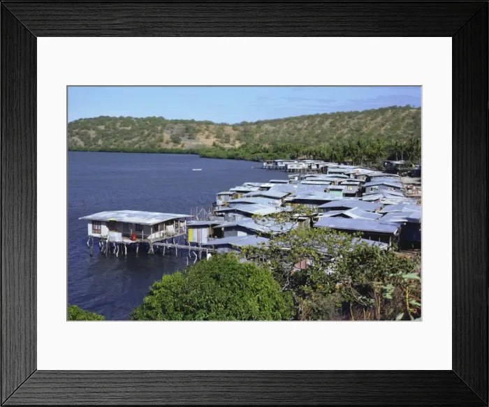 Framed Print : Stilt village Framed Print : Stilt village