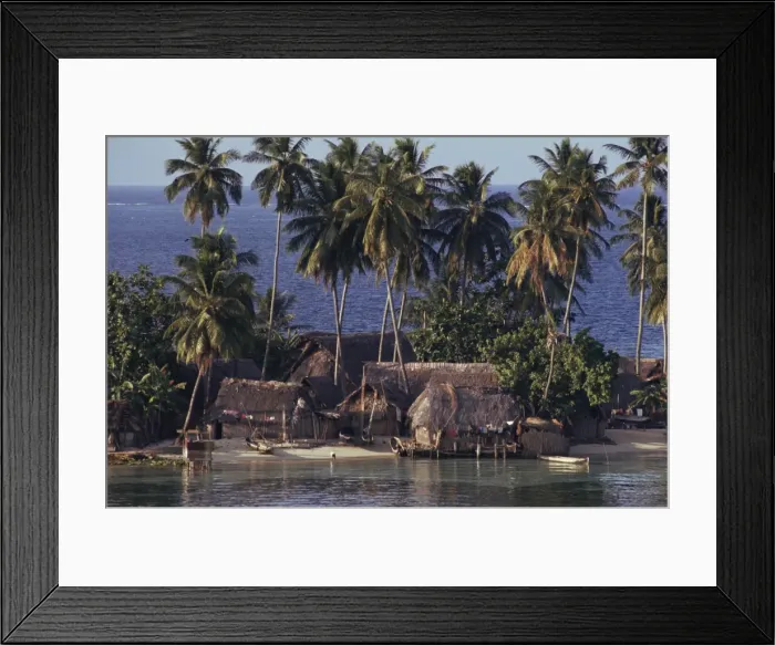 Framed Print : Thatched huts Framed Print : Thatched huts