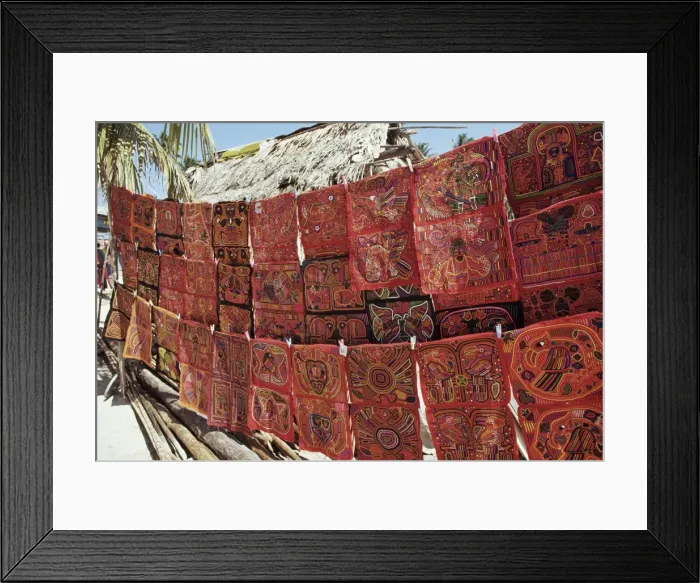 Framed Print : Molas on display Framed Print : Molas on display