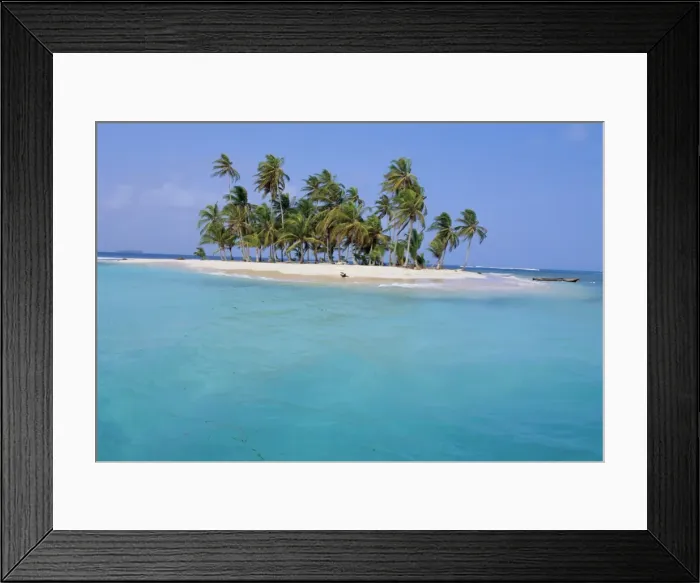 Framed Print : Tropical island Framed Print : Tropical island