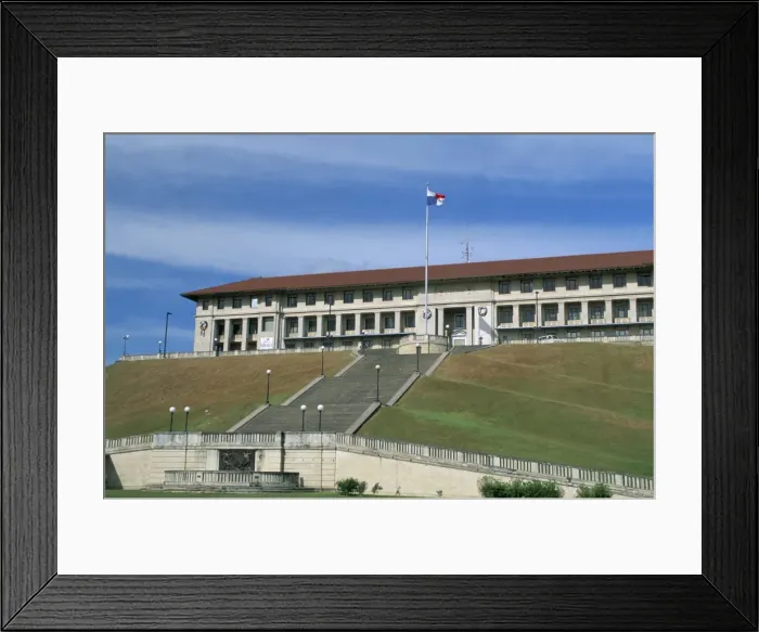 Framed Print : Panama Canal Administration Building Framed Print : Panama Canal Administration Building