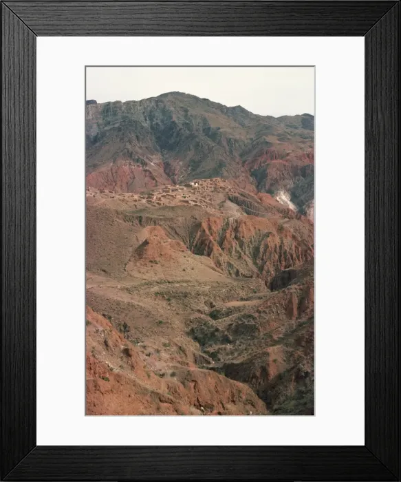Framed Print : Village and salt mines at Khewra Framed Print : Village and salt mines at Khewra