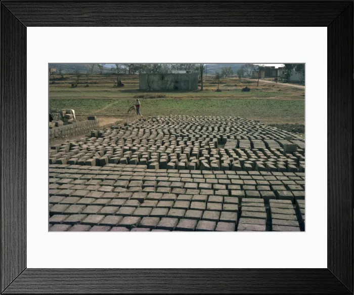 Framed Print : Brickworks near Taxila Framed Print : Brickworks near Taxila