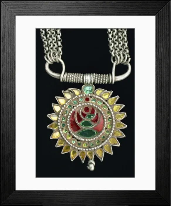 Framed Print : Rutlo pendant from Sind, M Framed Print : Rutlo pendant from Sind, M