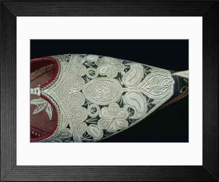 Framed Print : Close-up of khusa (mans shoe) Framed Print : Close-up of khusa (mans shoe)