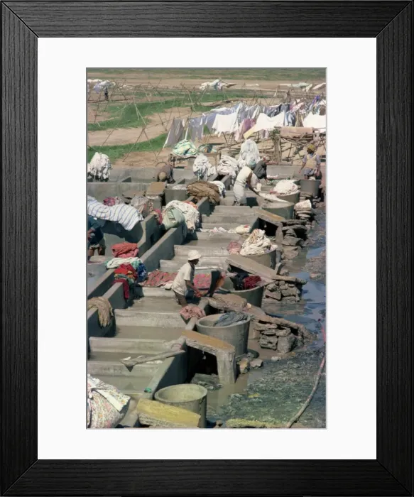 Framed Print : Laundry, Karachi Framed Print : Laundry, Karachi