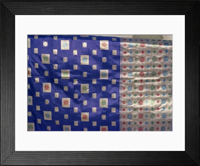 Framed Print : Sari material Framed Print : Sari material