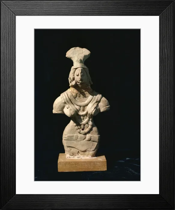 Framed Print : Female statue from Mohenjodaro Framed Print : Female statue from Mohenjodaro
