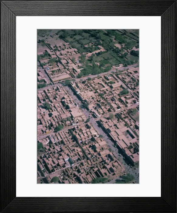 Framed Print : Aerial view of Sibi Framed Print : Aerial view of Sibi