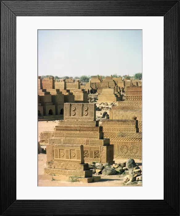 Framed Print : Chaukundi, Sind Framed Print : Chaukundi, Sind