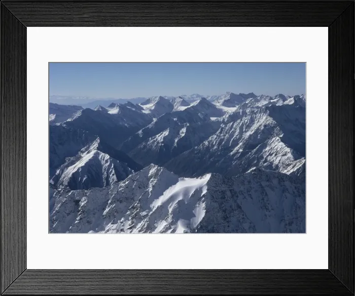 Framed Print : Karakoram mountain range and the massif of the Hindu Kush Framed Print : Karakoram mountain range and the massif of the Hindu Kush