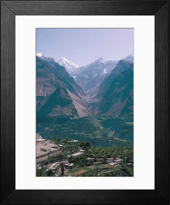 Framed Print : Hunza Valley Framed Print : Hunza Valley