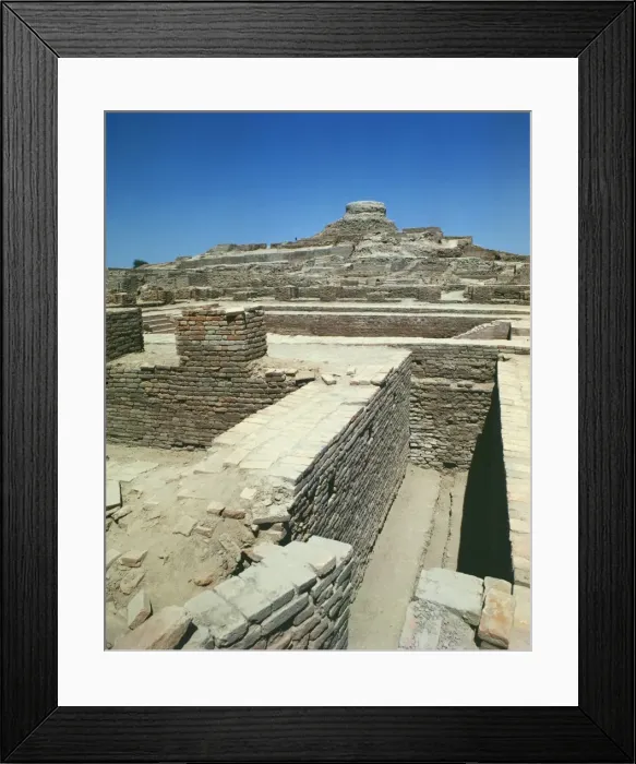 Framed Print : Ruins of the Indus Civilization Framed Print : Ruins of the Indus Civilization