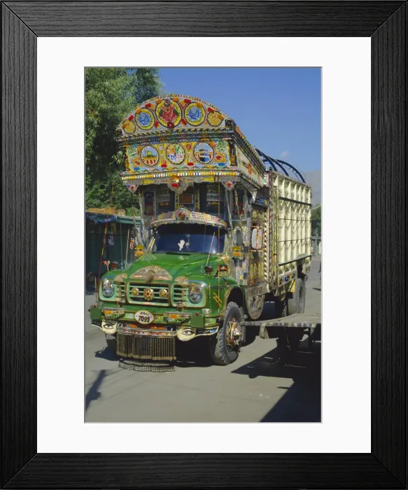 Framed Print : Typical decorated truck Framed Print : Typical decorated truck