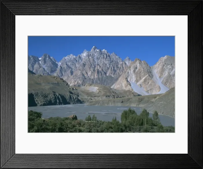 Framed Print : The Khunjerbad Pass Framed Print : The Khunjerbad Pass