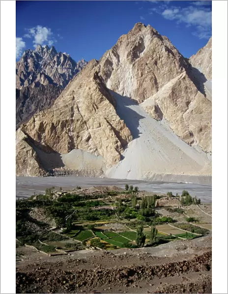 The Gojal Region seen from the Karakoram Highway