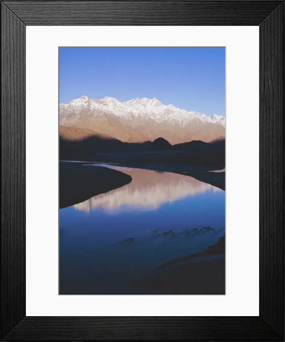 Framed Print : The Indus River at Skardu (2, 300m), Baltistan Framed Print : The Indus River at Skardu (2, 300m), Baltistan