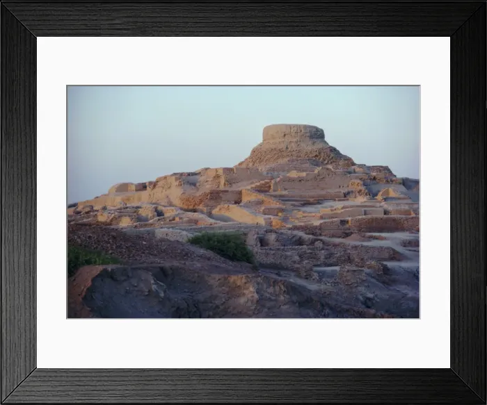 Framed Print : The Citadel with the Buddhist stupa dating from 2nd century AD Framed Print : The Citadel with the Buddhist stupa dating from 2nd century AD
