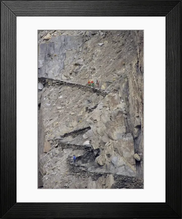 Framed Print : Winding mountain path Framed Print : Winding mountain path