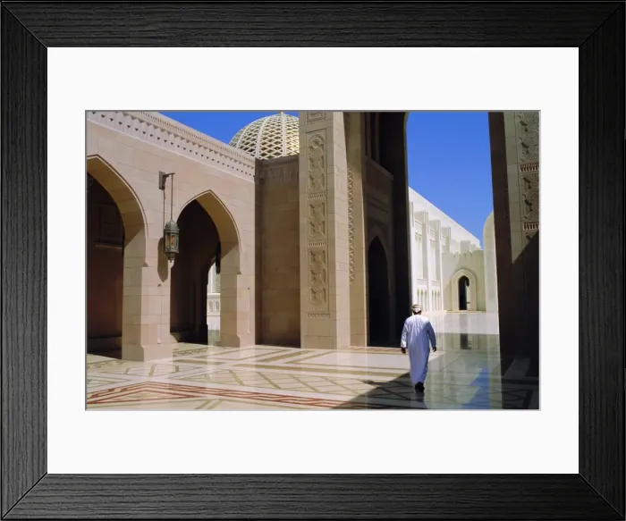 Framed Print : Sultan Qabous Mosque Framed Print : Sultan Qabous Mosque