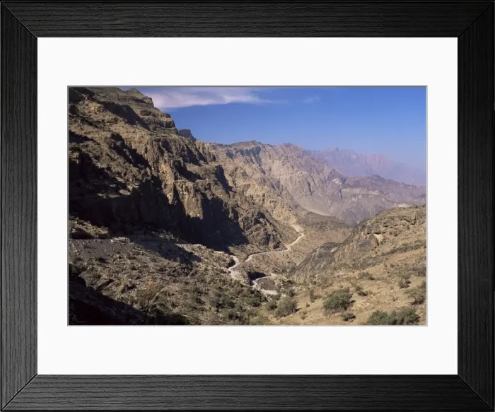 Framed Print : Wadi Bani Awf Framed Print : Wadi Bani Awf